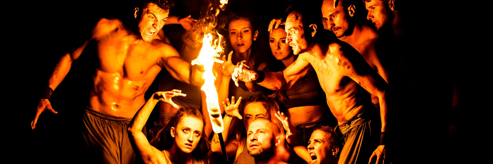 Zdjęcie sceny ognia z widowiska: Prometeusz